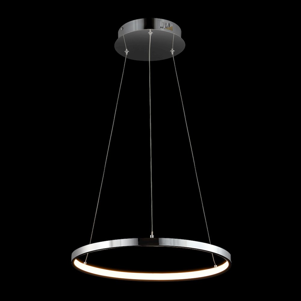 Brice Modern Contemporary Iron Integrated Led Pendant. Picture 2