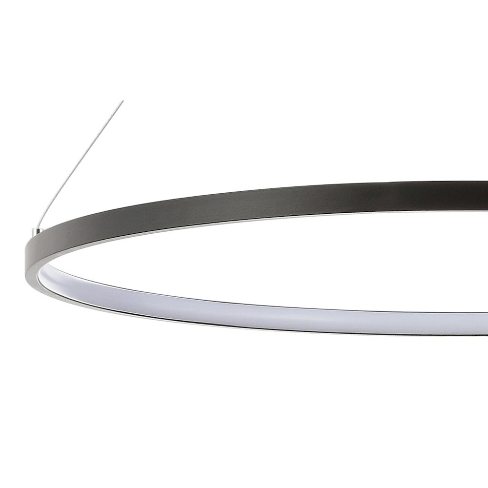 Brice Modern Contemporary Iron Integrated Led Pendant. Picture 5