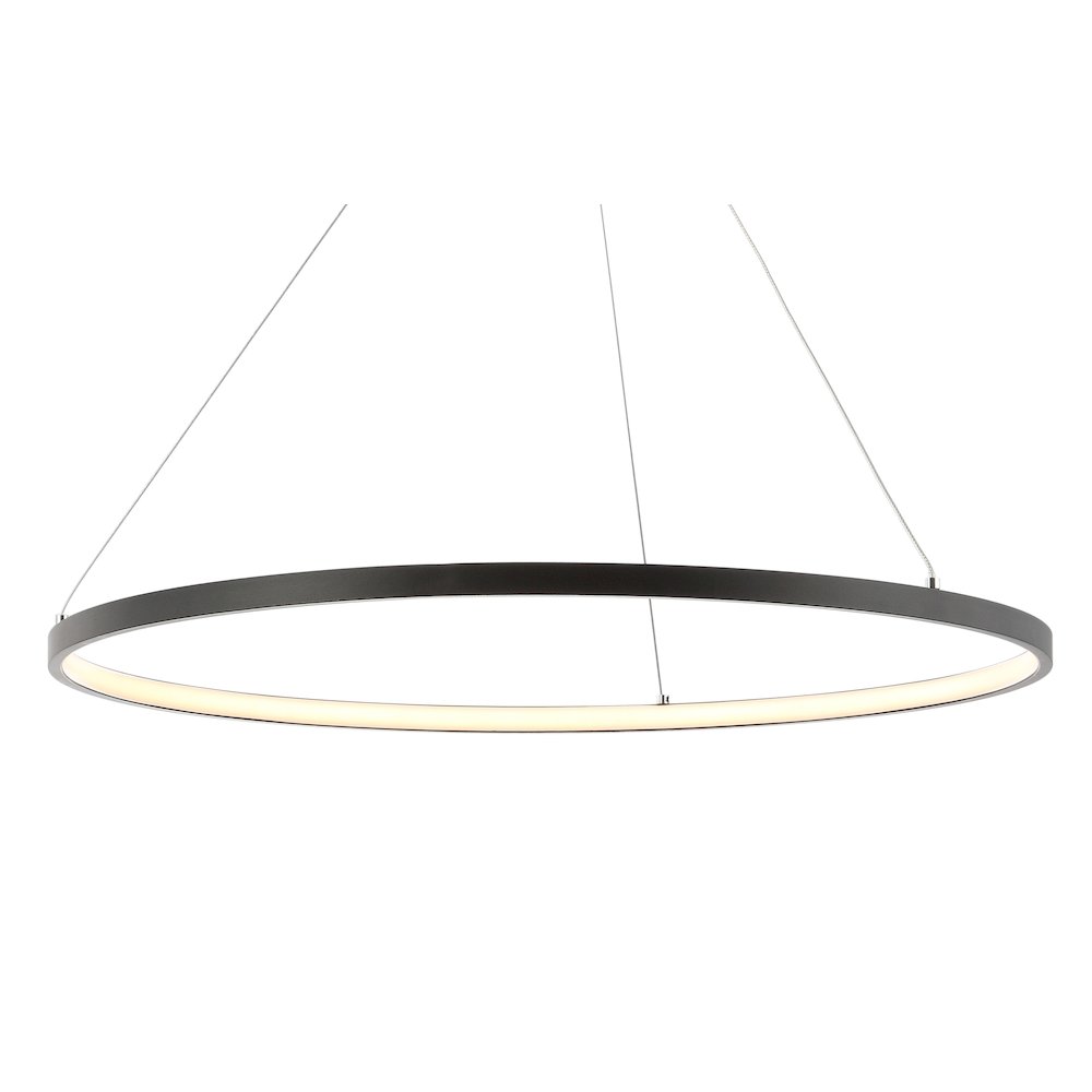 Brice Modern Contemporary Iron Integrated Led Pendant. Picture 11