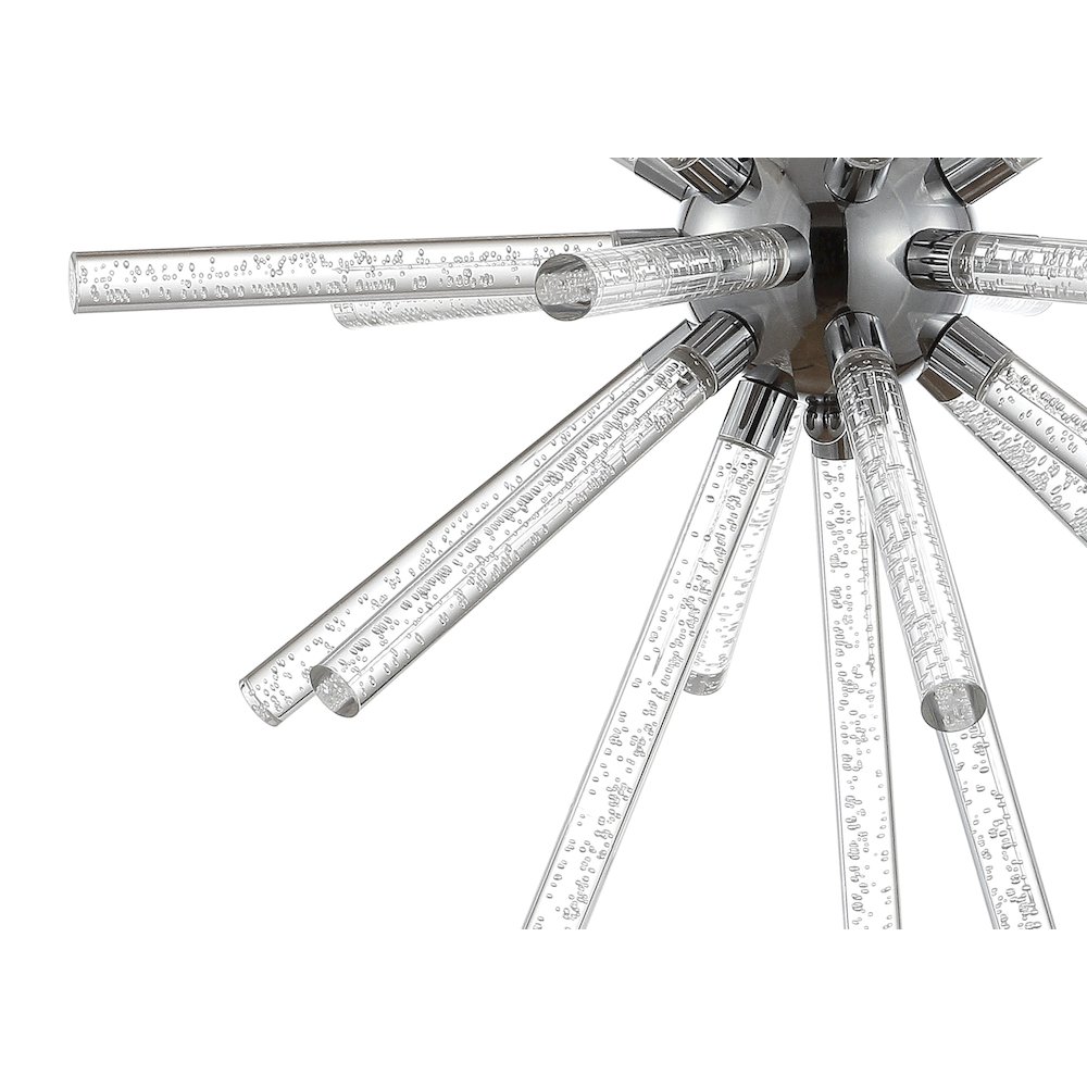 Soyuz Adjustable Integrated Led Starburst Metala/Crylic Pendant. Picture 5