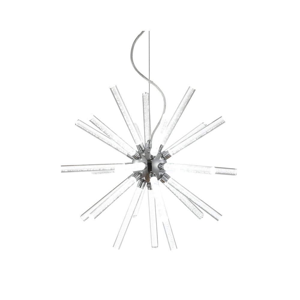 Soyuz Adjustable Integrated Led Starburst Metala/Crylic Pendant. Picture 12