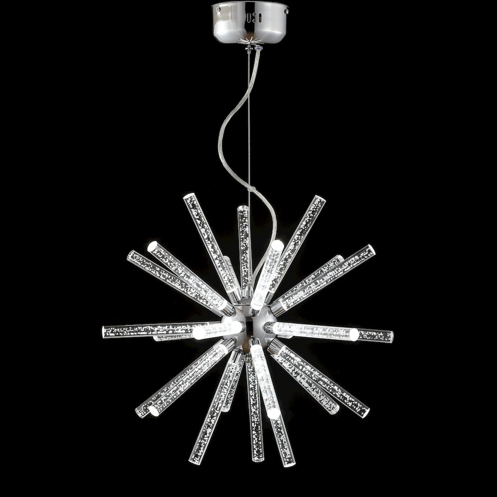 Soyuz Adjustable Integrated Led Starburst Metala/Crylic Pendant. Picture 3