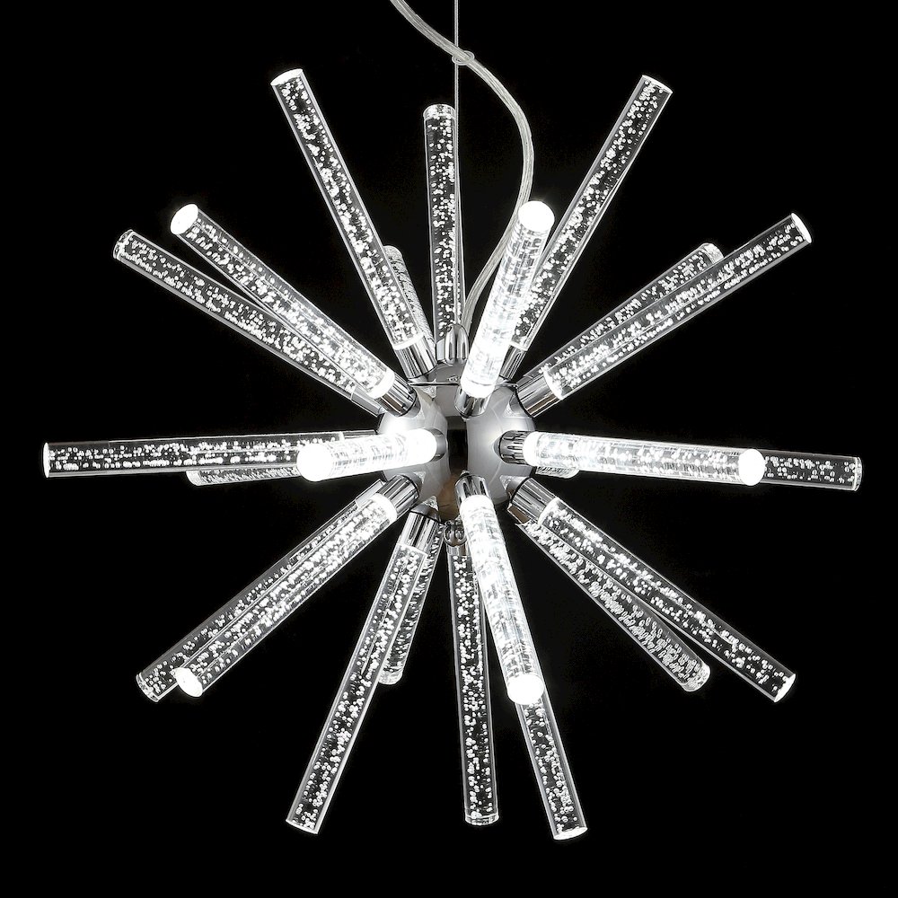 Soyuz Adjustable Integrated Led Starburst Metala/Crylic Pendant. Picture 8