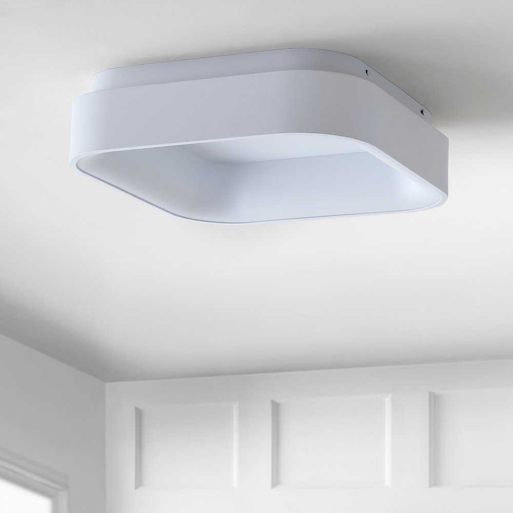 Rafael Integrated Led Metal Flush Mount Ceiling Light. Picture 5