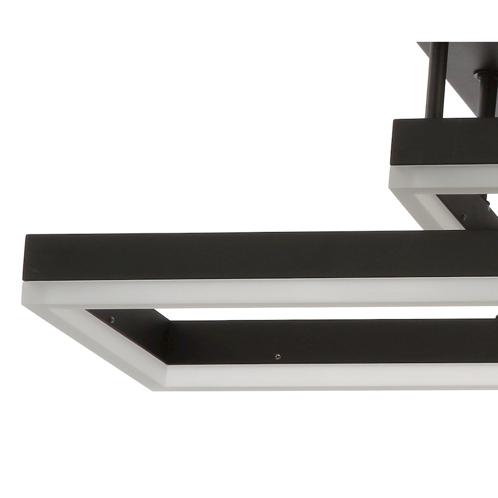 Turing Geometric Integrated Led Metal Flush Mount. Picture 3