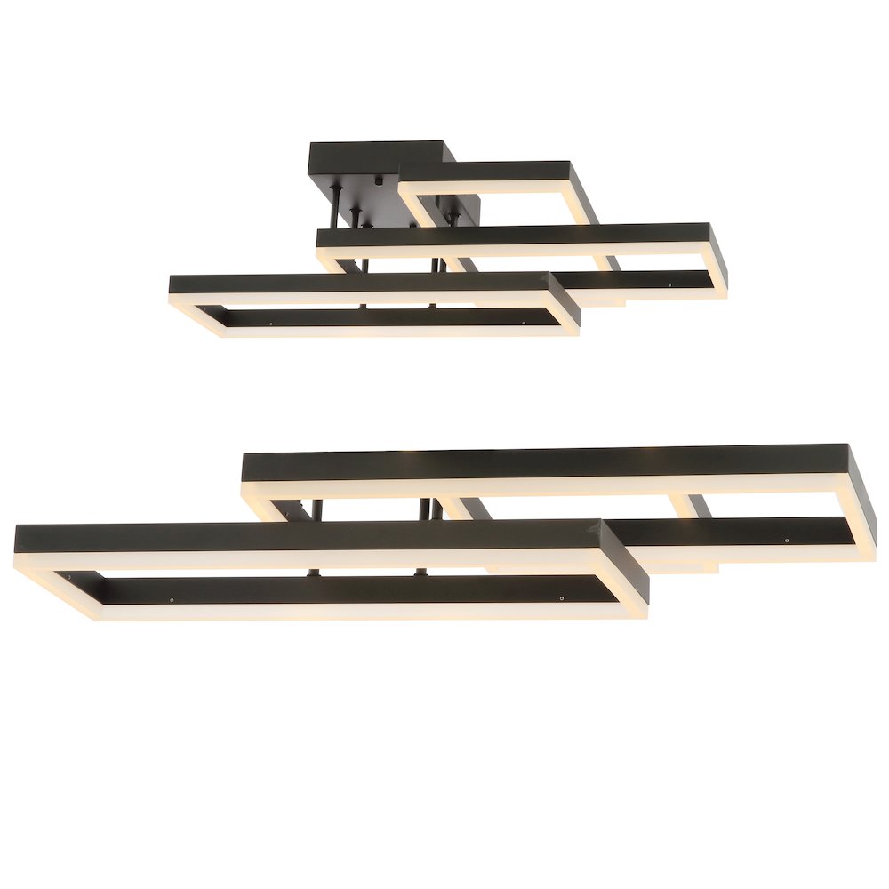 Turing Geometric Integrated Led Metal Flush Mount. Picture 7