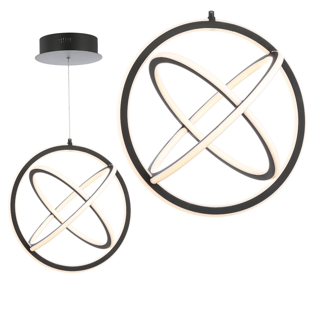 Orbit Adjustable Integrated Led Metal Pendant. Picture 8