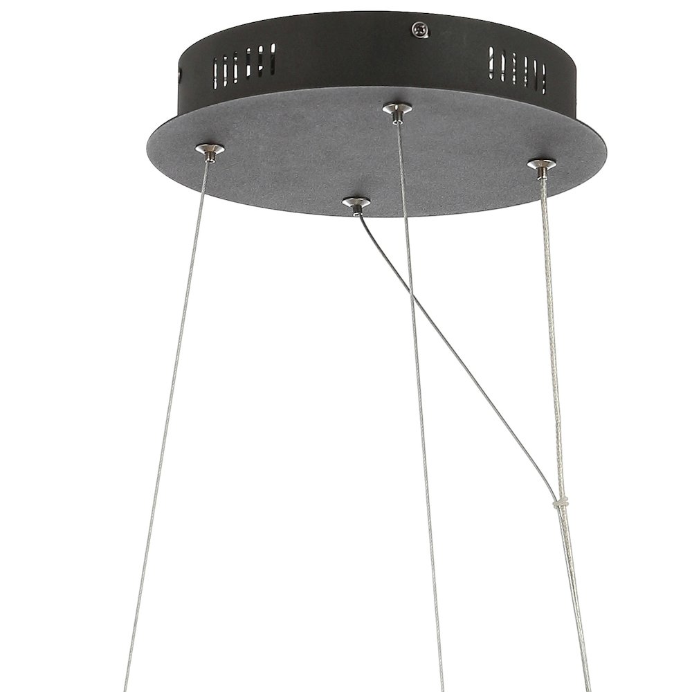 Elsa Adjustable Integrated Led Modern Crystal Pendant. Picture 6