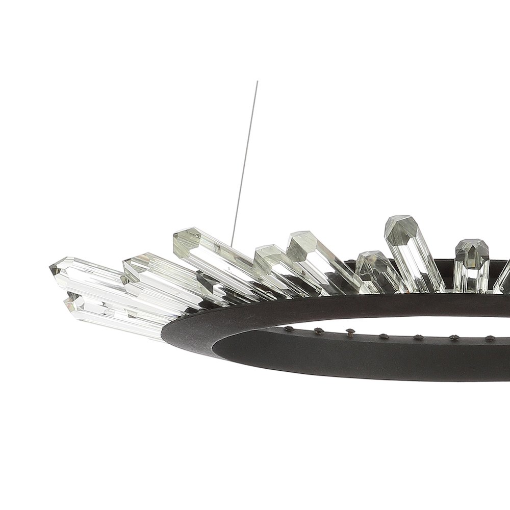 Elsa Adjustable Integrated Led Modern Crystal Pendant. Picture 5