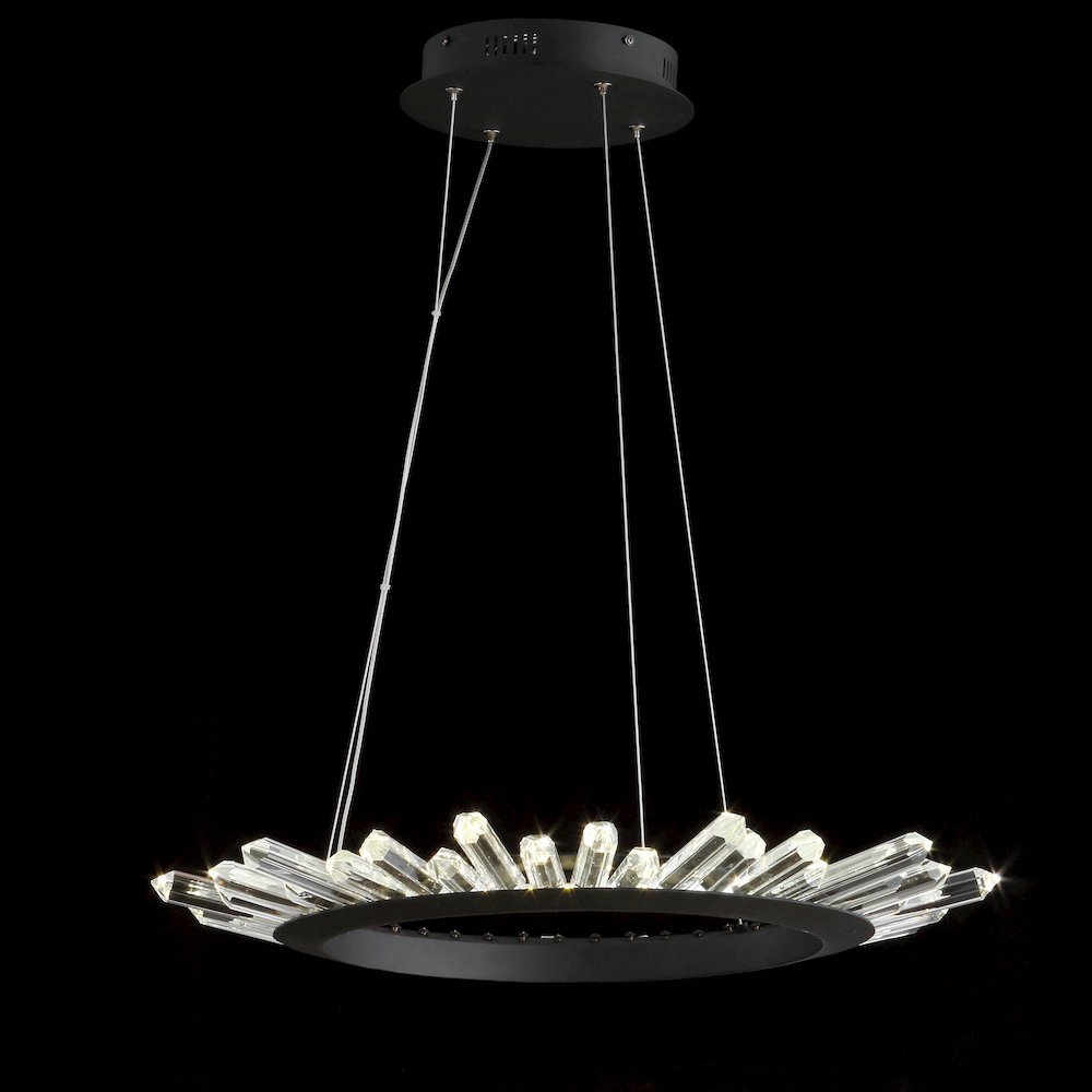 Elsa Adjustable Integrated Led Modern Crystal Pendant. Picture 3
