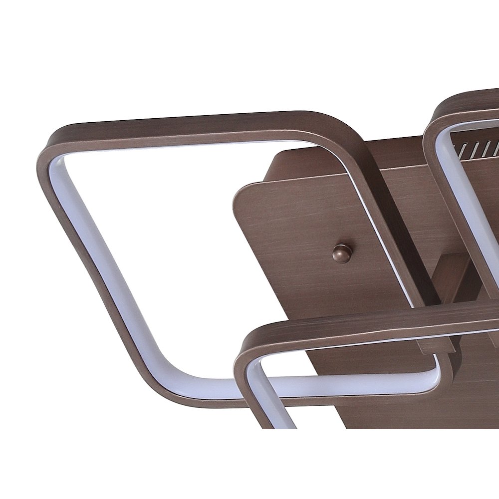 Sebastian Integrated Led Metal Flush Mount Ceiling Light. Picture 3