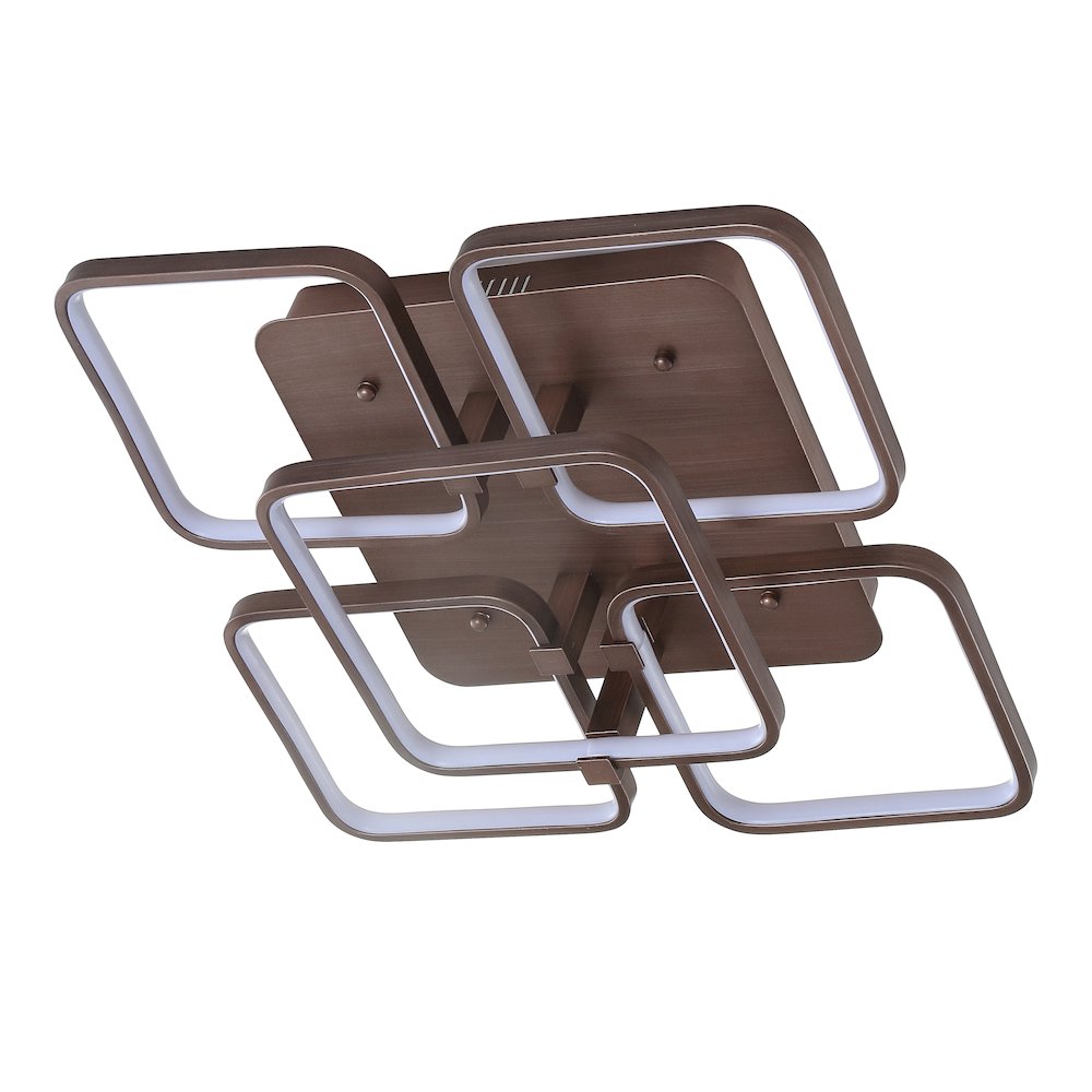 Sebastian Integrated Led Metal Flush Mount Ceiling Light. Picture 2