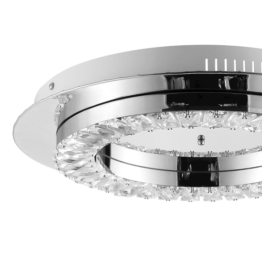 Cristal Integrated Ironcrystal Glam Led Flush Mount. Picture 3