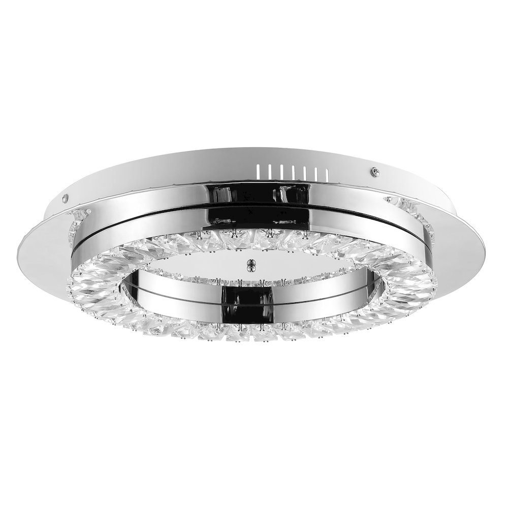 Cristal Integrated Ironcrystal Glam Led Flush Mount. Picture 2