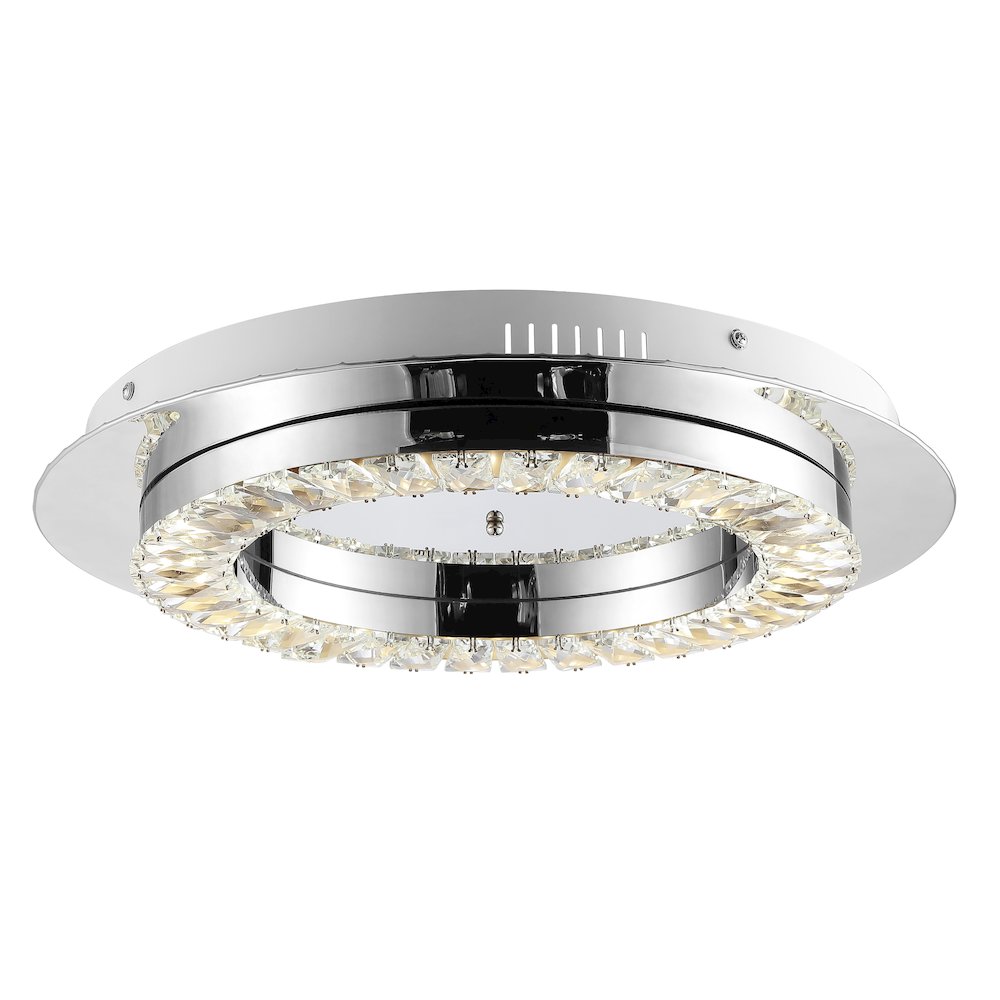 Cristal Integrated Ironcrystal Glam Led Flush Mount. Picture 1