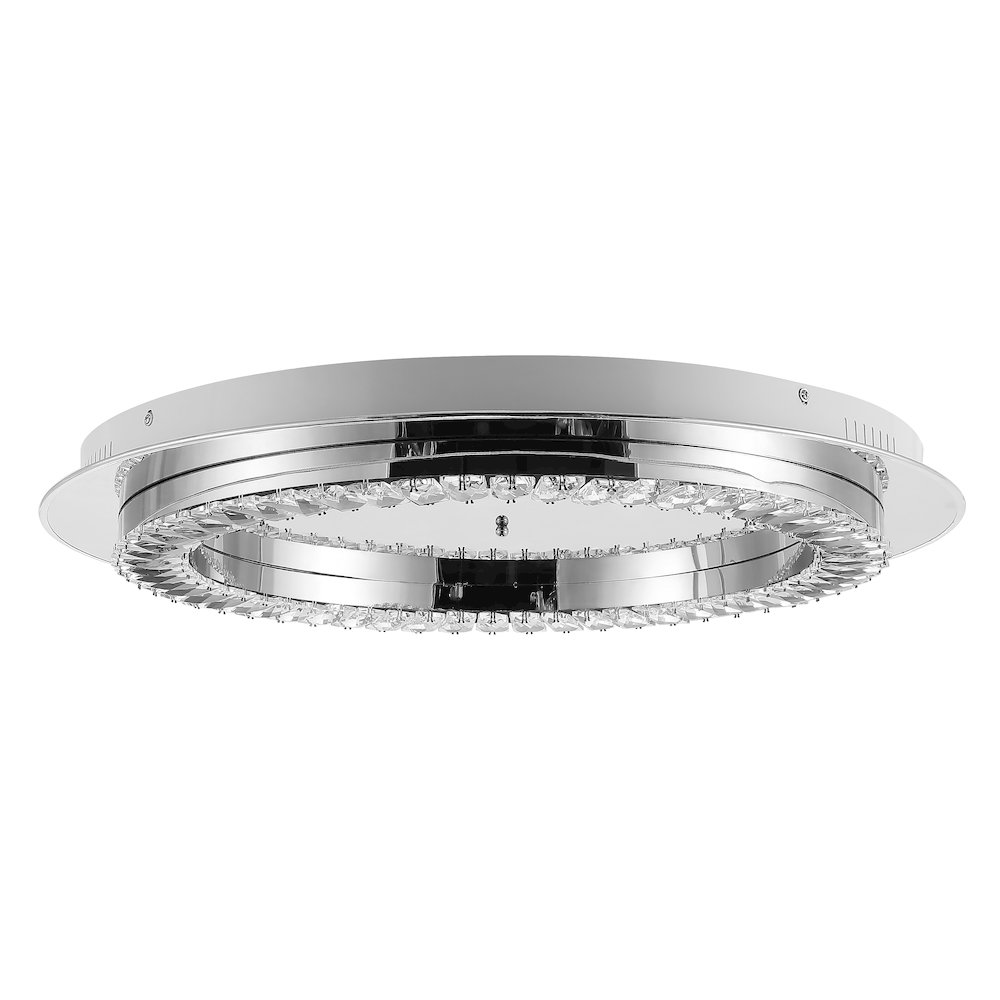Cristal Integrated Ironcrystal Glam Led Flush Mount. Picture 2