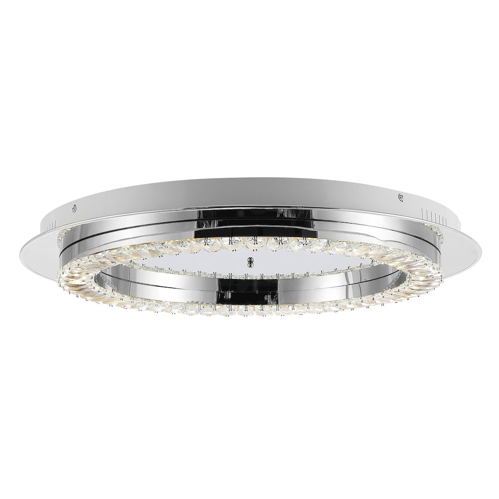Cristal Integrated Ironcrystal Glam Led Flush Mount. Picture 1