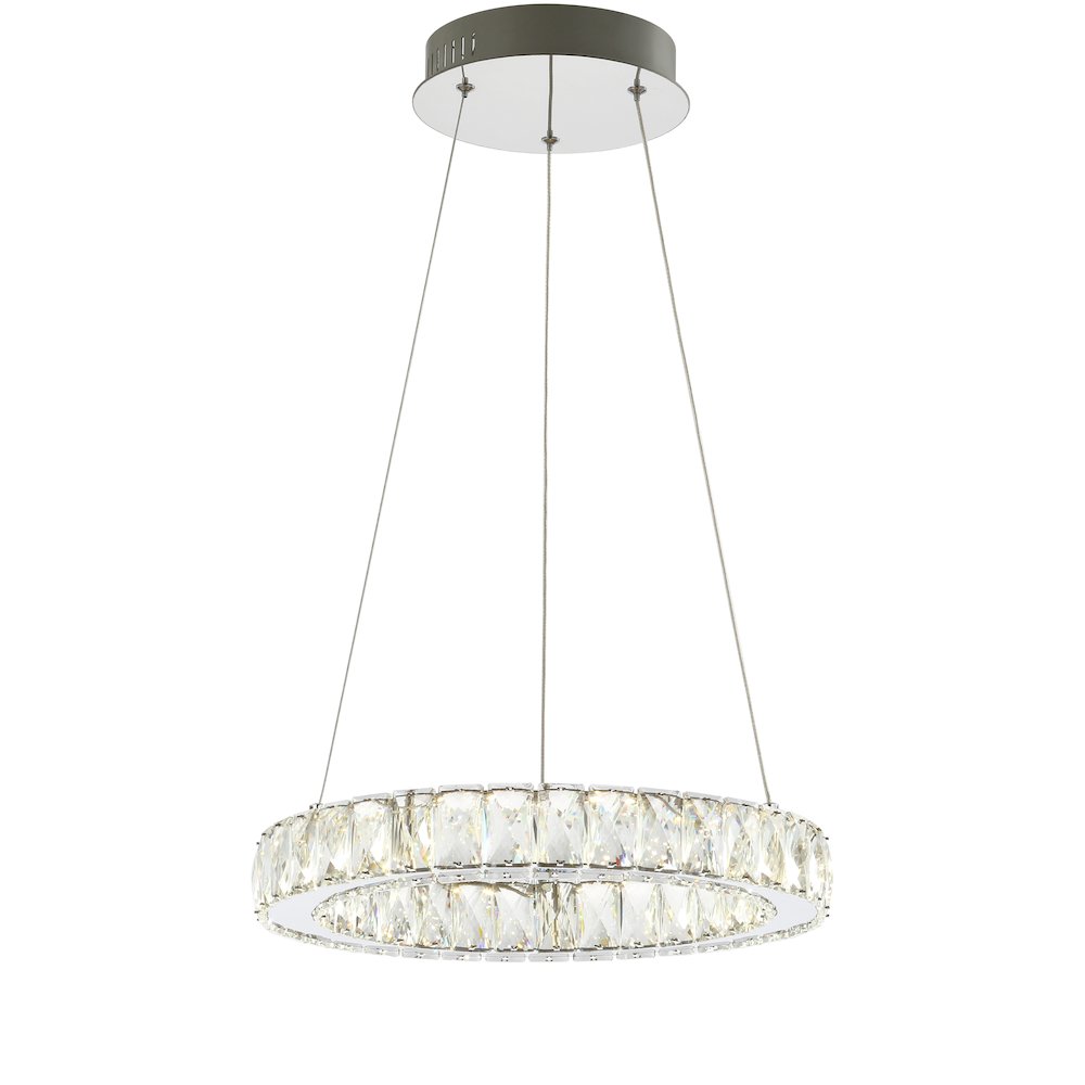 Reese Adjustable Integrated Led Metal/Crystal Pendant Pendant. Picture 1
