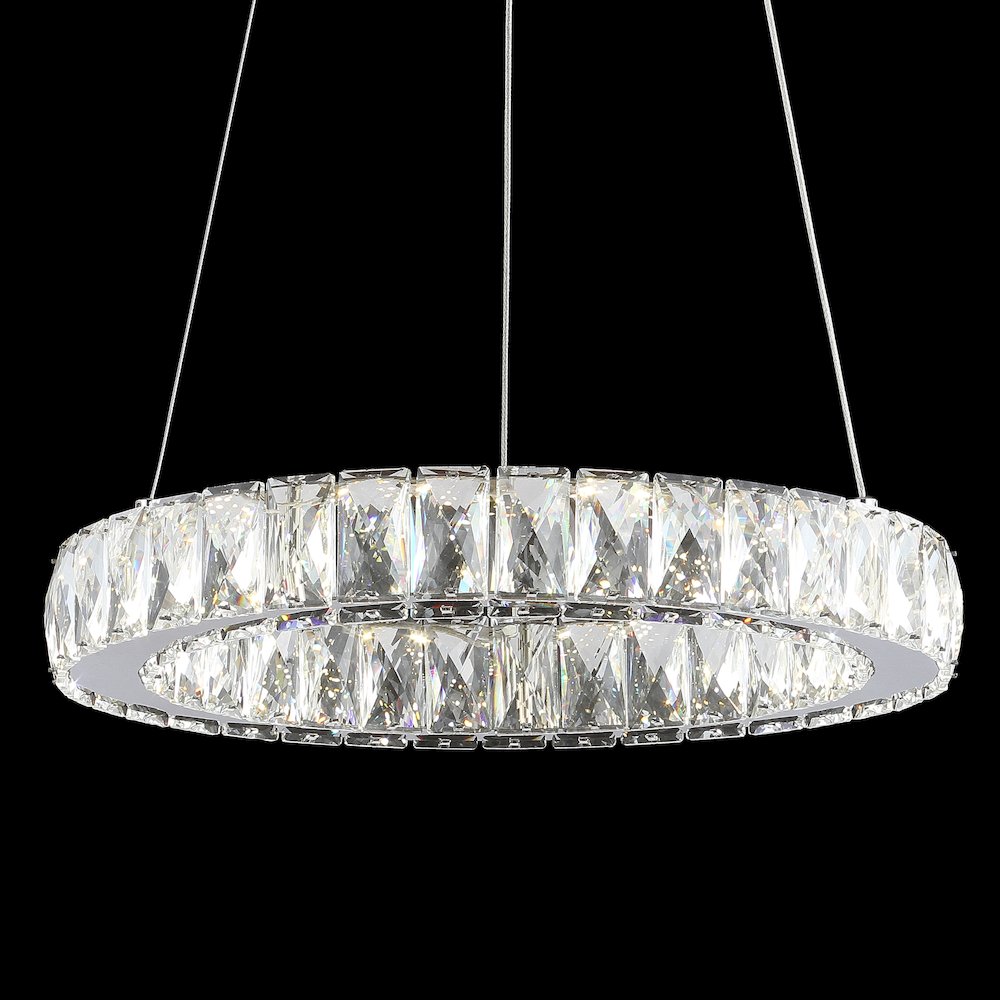 Reese Adjustable Integrated Led Metal/Crystal Pendant Pendant. Picture 8