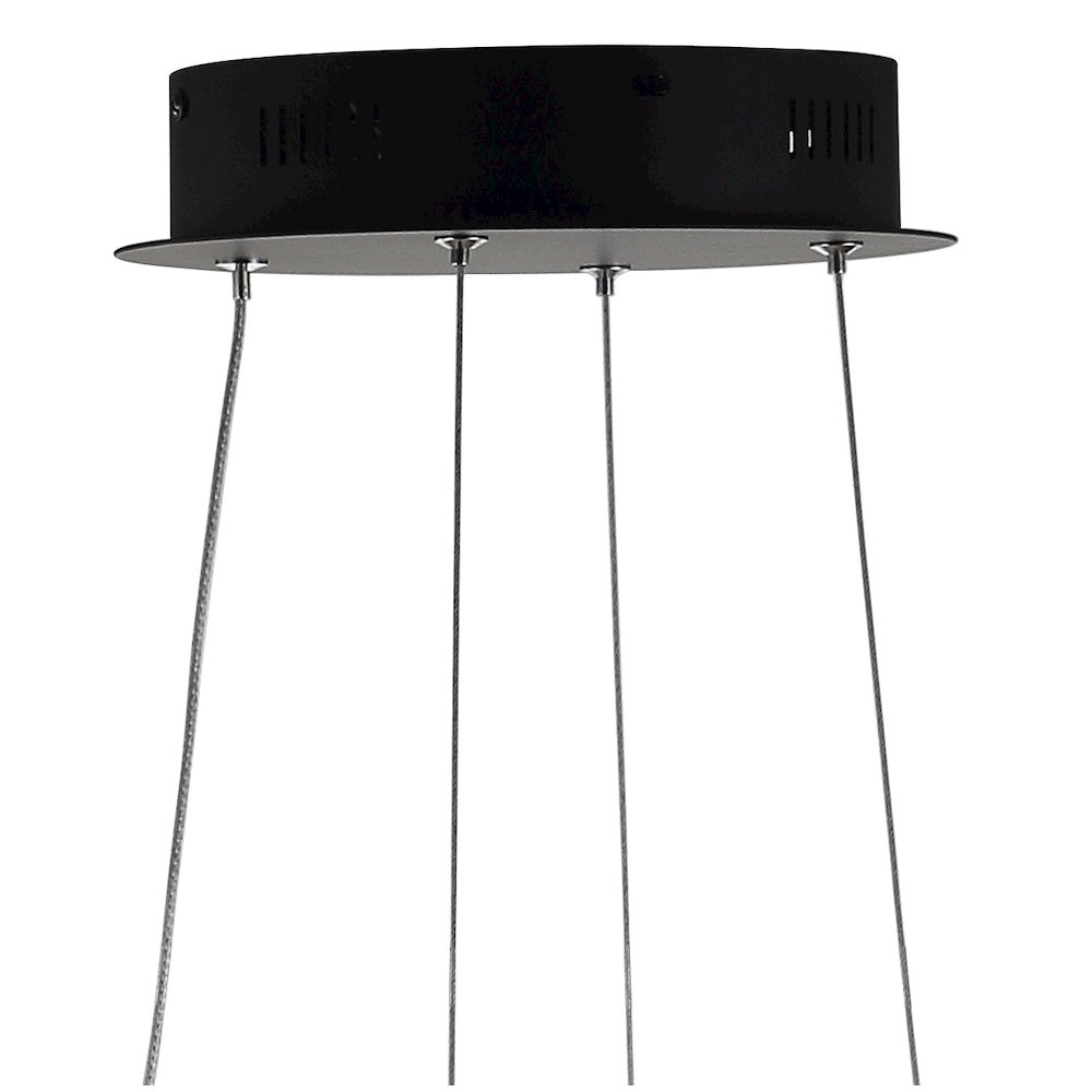 Alexia Abstract Integrated Led Metal Adjustable Pendant. Picture 4
