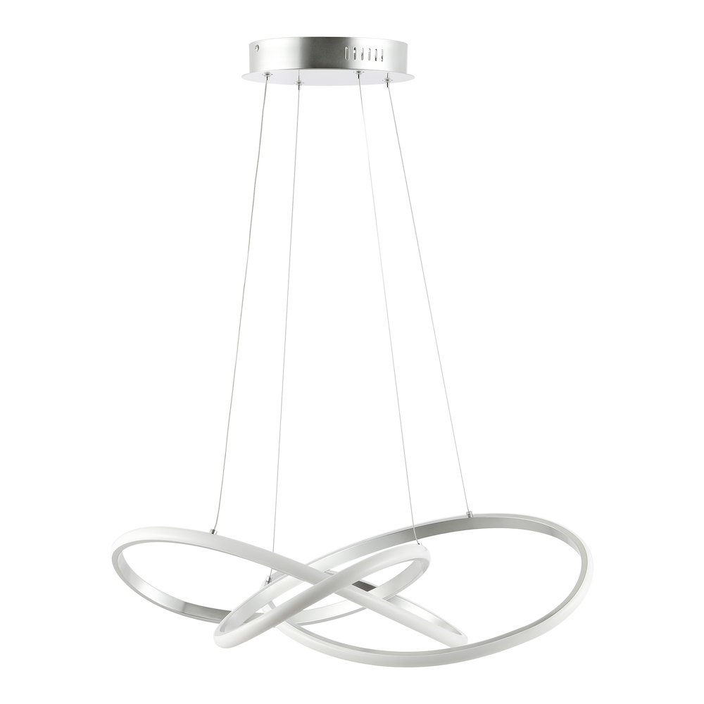 Alexia Abstract Integrated Led Metal Adjustable Pendant. Picture 4
