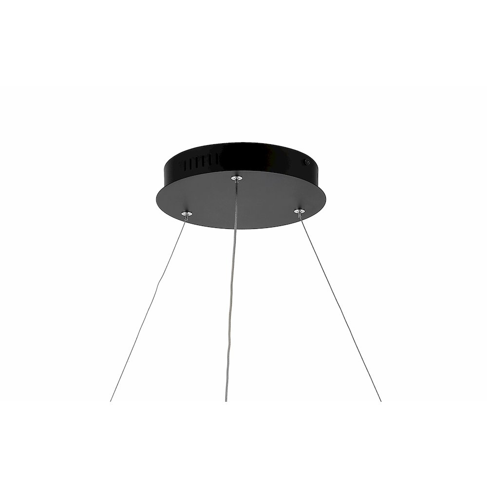Brice Modern Contemporary Iron Integrated Led Pendant. Picture 4