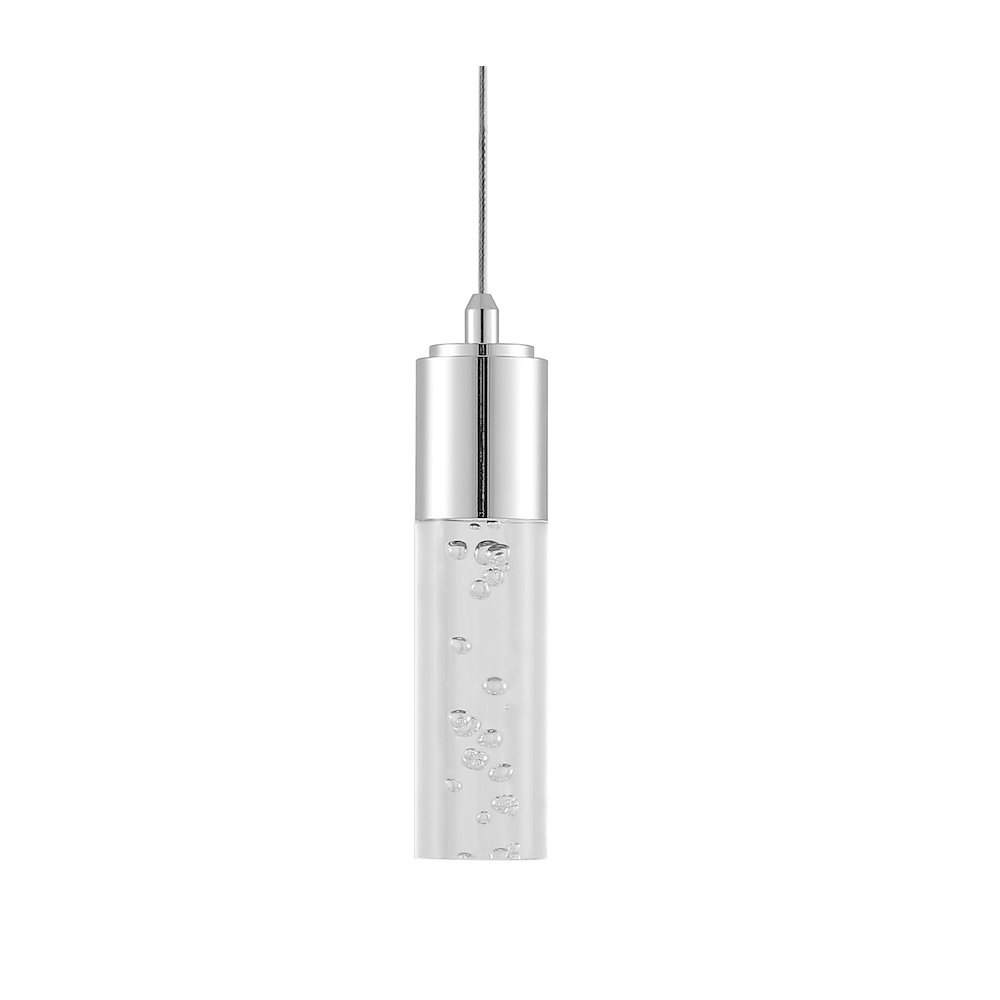 Bolha Bubble Acryliciron Modern Minimalist Integrated Led Pendant. Picture 4