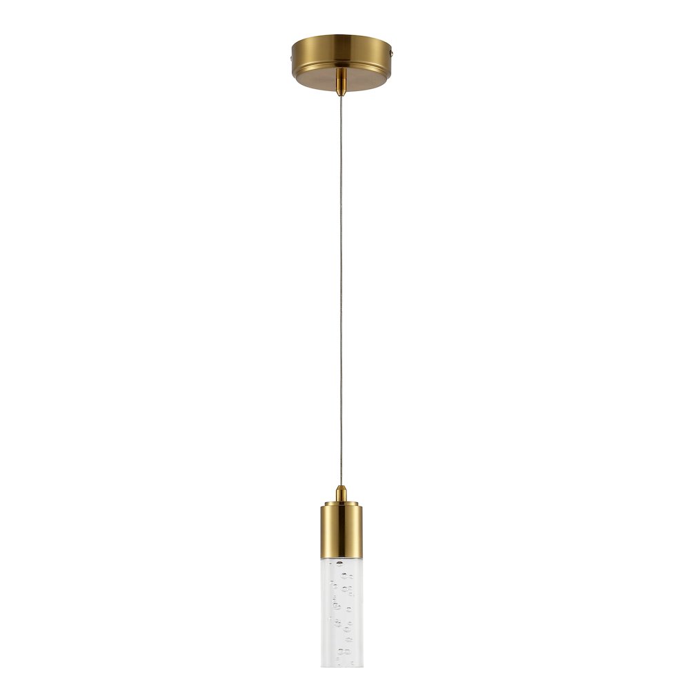 Bolha Bubble Acryliciron Modern Minimalist Integrated Led Pendant. Picture 2