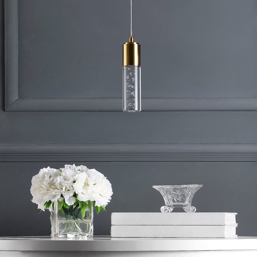 Bolha Bubble Acryliciron Modern Minimalist Integrated Led Pendant. Picture 7