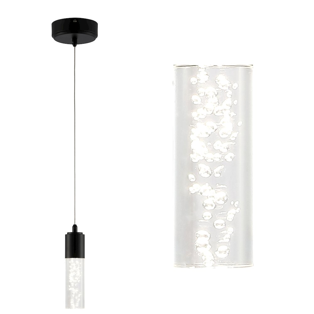 Bolha Bubble Acryliciron Modern Minimalist Integrated Led Pendant. Picture 9