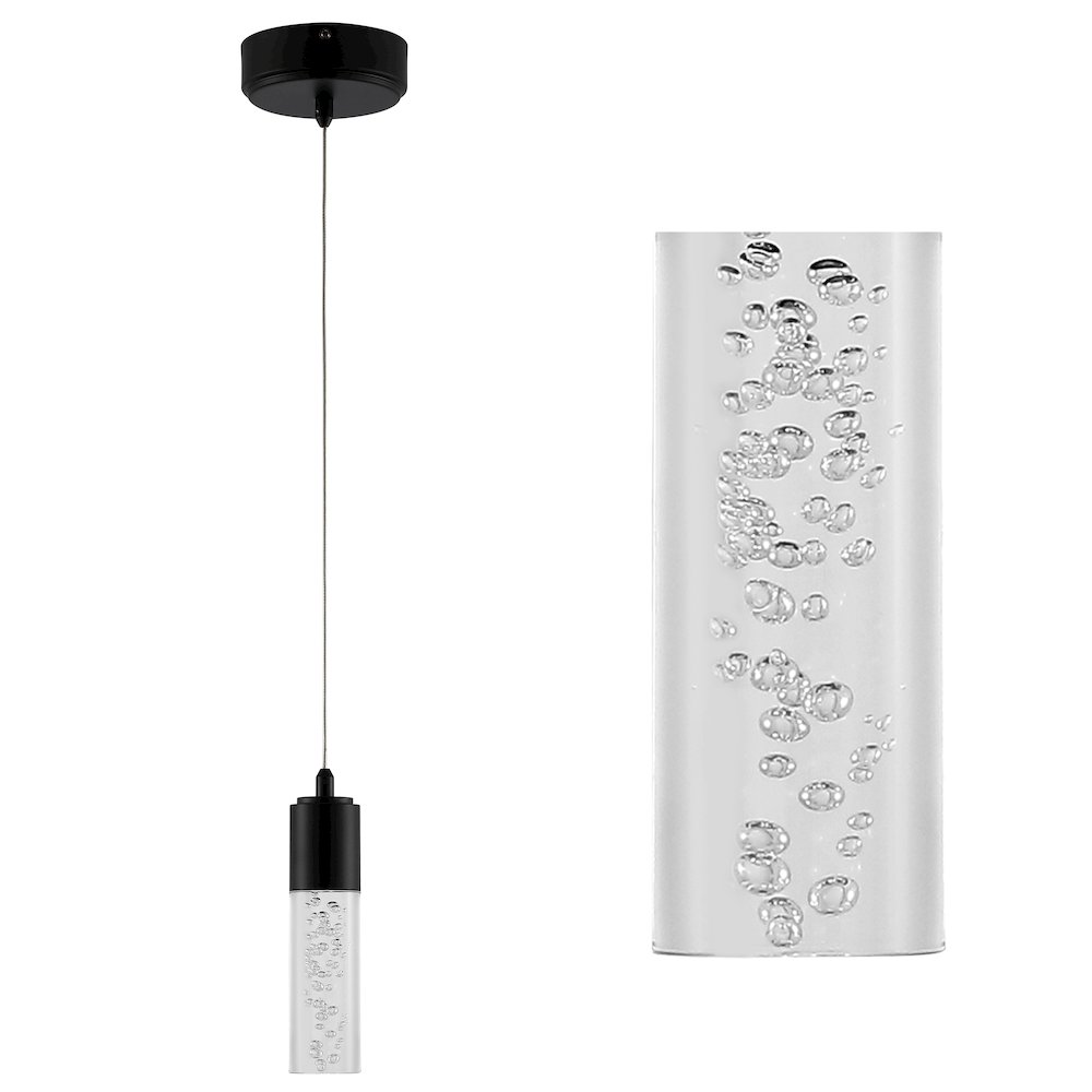 Bolha Bubble Acryliciron Modern Minimalist Integrated Led Pendant. Picture 8