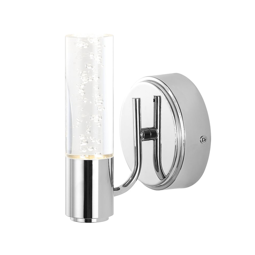 Bolha Minimalist Modern Bubble Acrylic/Iron Integrated Led Vanity Light. Picture 1