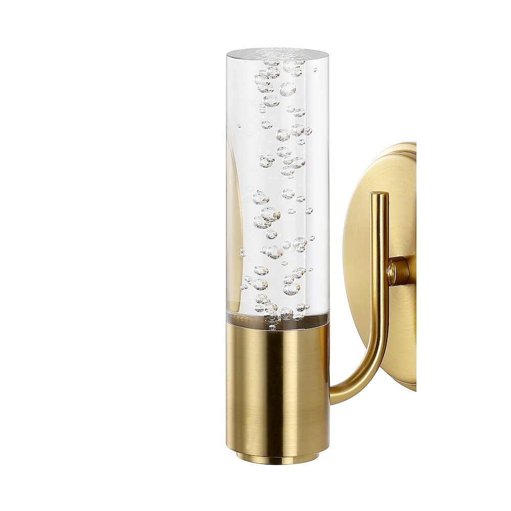 Bolha Minimalist Modern Bubble Acrylic/Iron Integrated Led Vanity Light. Picture 5