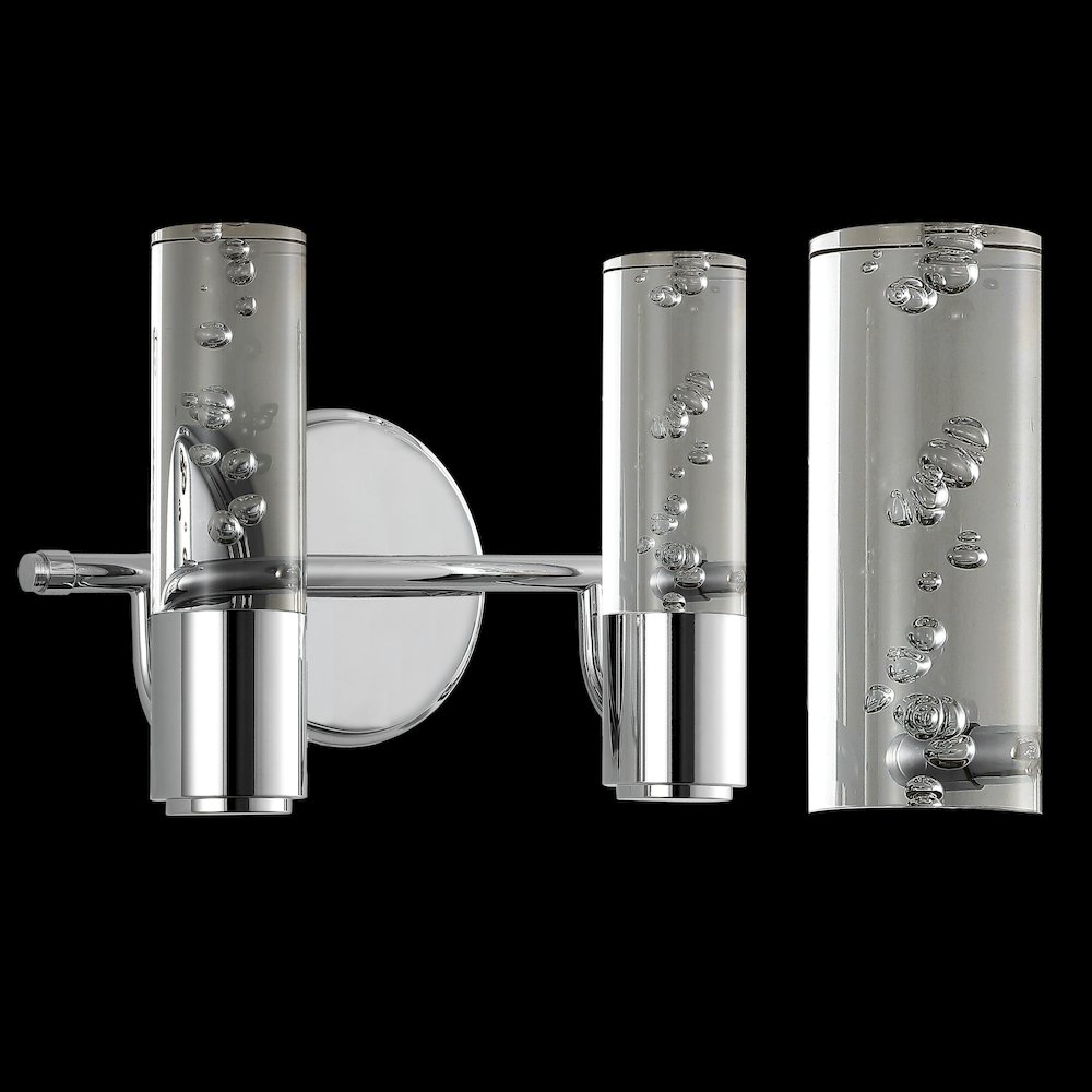 Bolha Minimalist Modern Bubble Acrylic/Iron Integrated Led Vanity Light. Picture 7