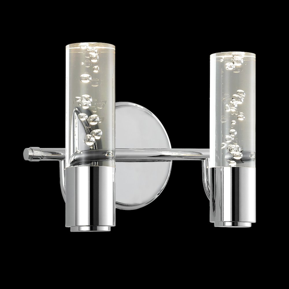 Bolha Minimalist Modern Bubble Acrylic/Iron Integrated Led Vanity Light. Picture 8