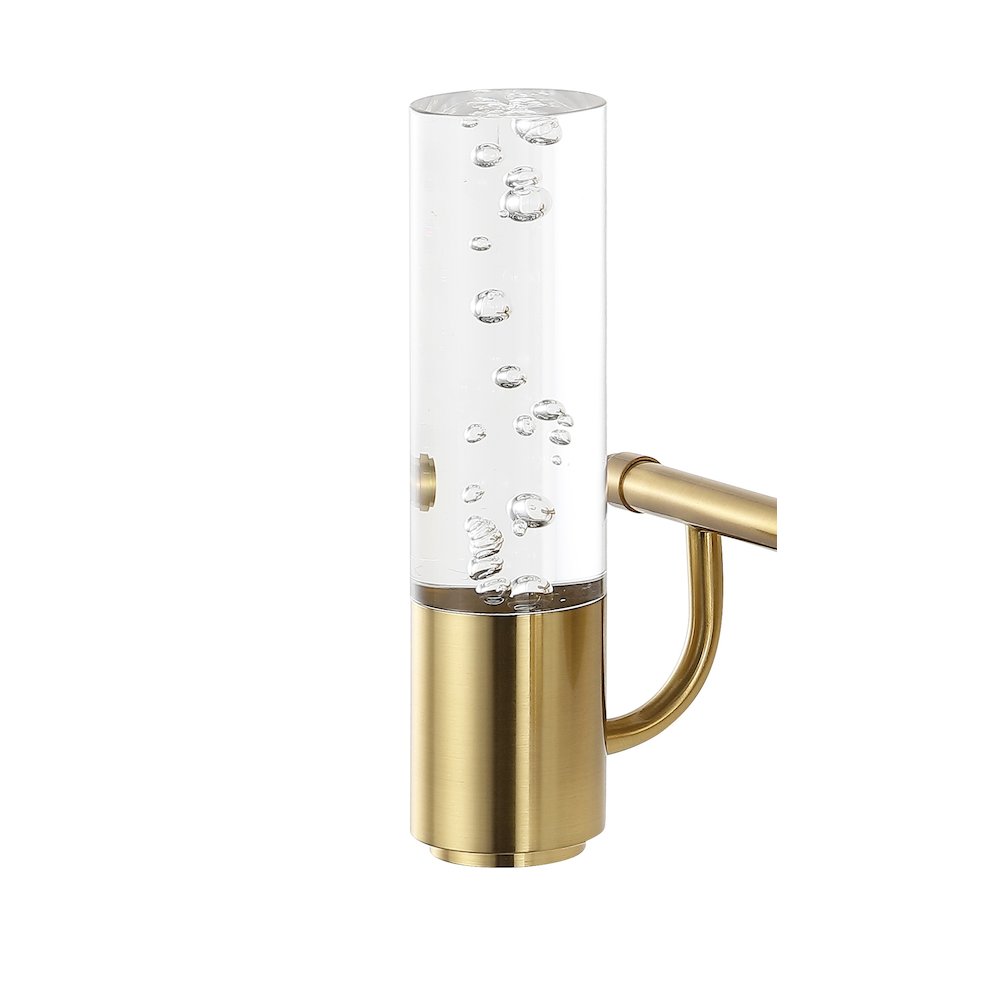 Bolha Minimalist Modern Bubble Acrylic/Iron Integrated Led Vanity Light. Picture 5