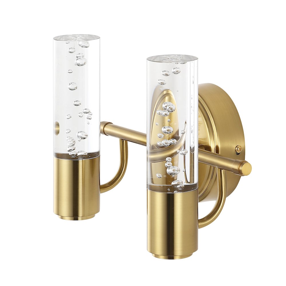 Bolha Minimalist Modern Bubble Acrylic/Iron Integrated Led Vanity Light. Picture 8