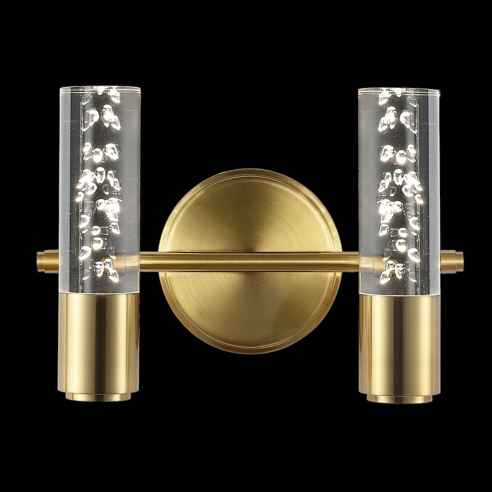 Bolha Minimalist Modern Bubble Acrylic/Iron Integrated Led Vanity Light. Picture 3