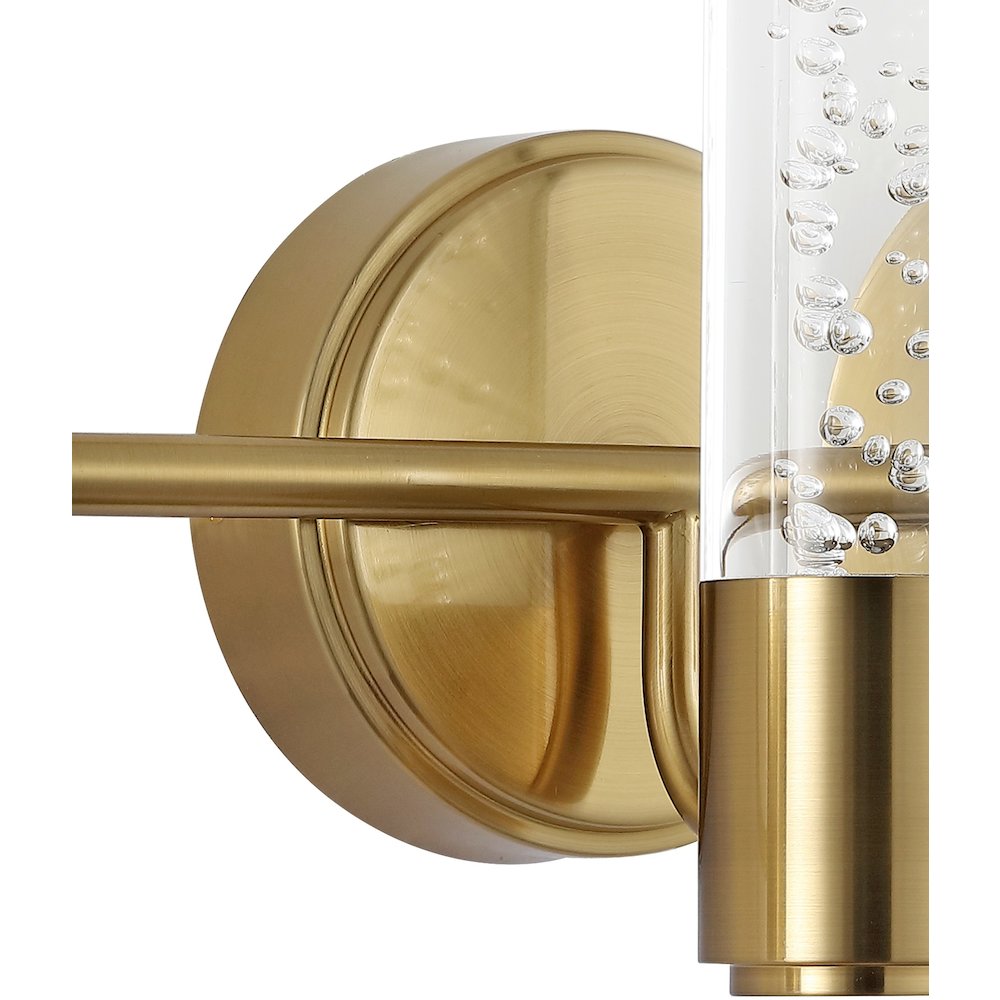 Bolha Minimalist Modern Bubble Acrylic/Iron Integrated Led Vanity Light. Picture 4