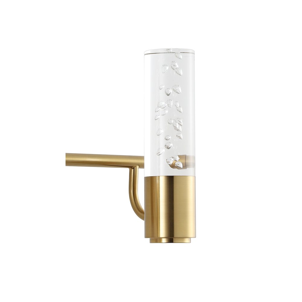 Bolha Minimalist Modern Bubble Acrylic/Iron Integrated Led Vanity Light. Picture 3