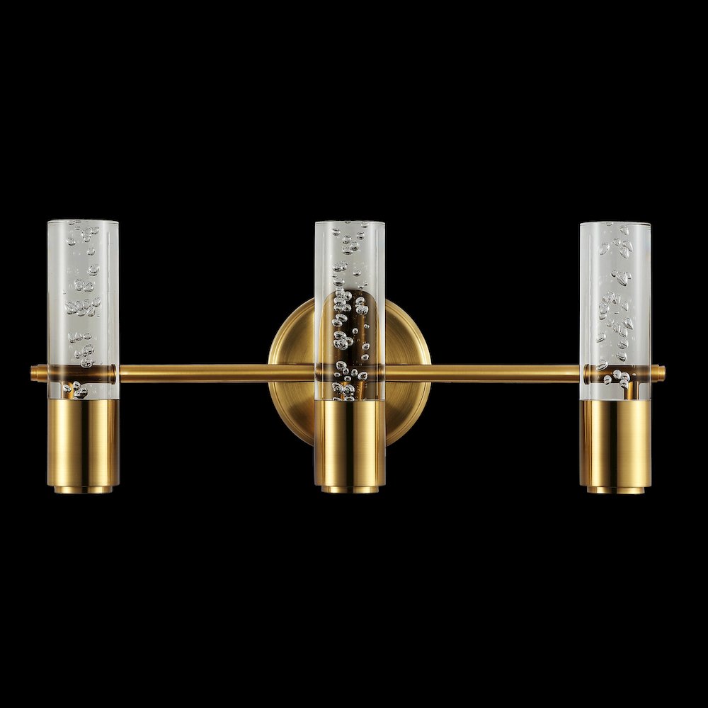Bolha Minimalist Modern Bubble Acrylic/Iron Integrated Led Vanity Light. Picture 2