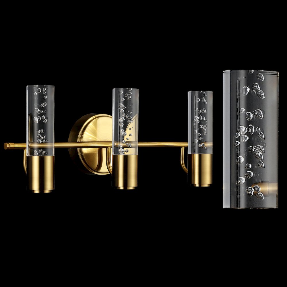 Bolha Minimalist Modern Bubble Acrylic/Iron Integrated Led Vanity Light. Picture 7