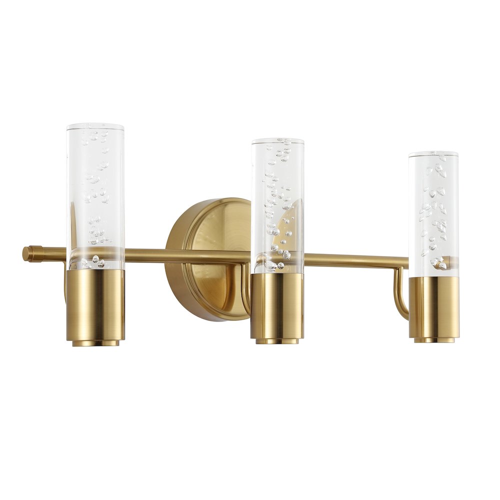 Bolha Minimalist Modern Bubble Acrylic/Iron Integrated Led Vanity Light. Picture 6