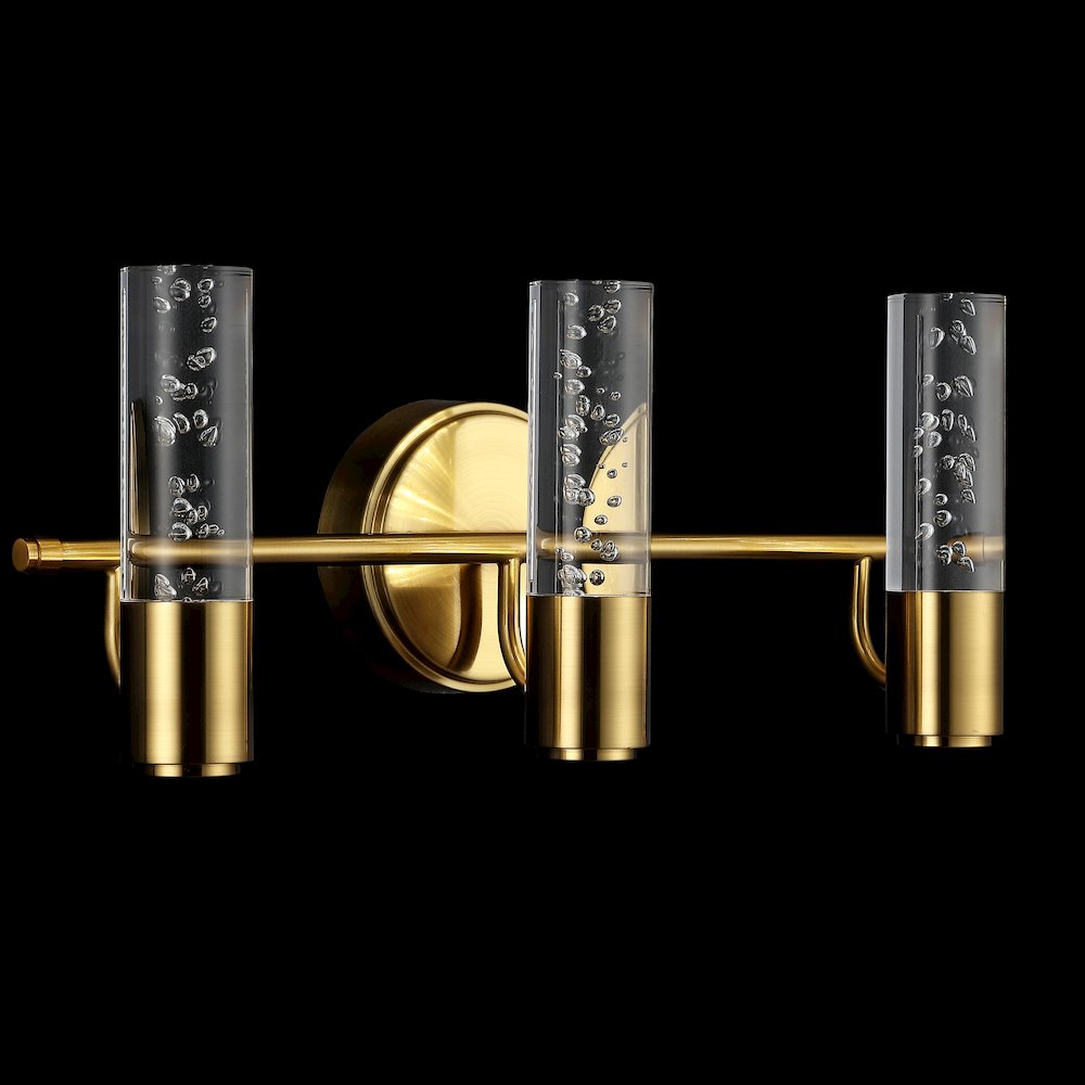 Bolha Minimalist Modern Bubble Acrylic/Iron Integrated Led Vanity Light. Picture 9