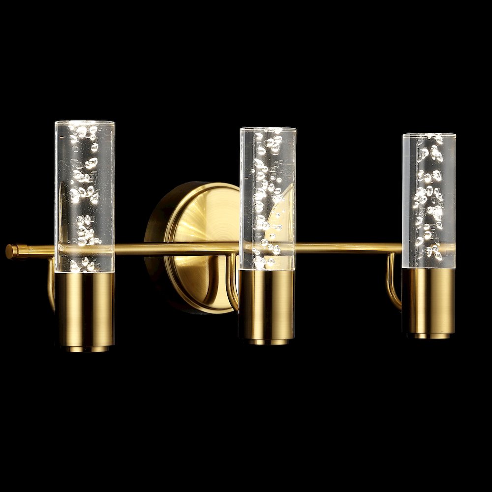 Bolha Minimalist Modern Bubble Acrylic/Iron Integrated Led Vanity Light. Picture 8