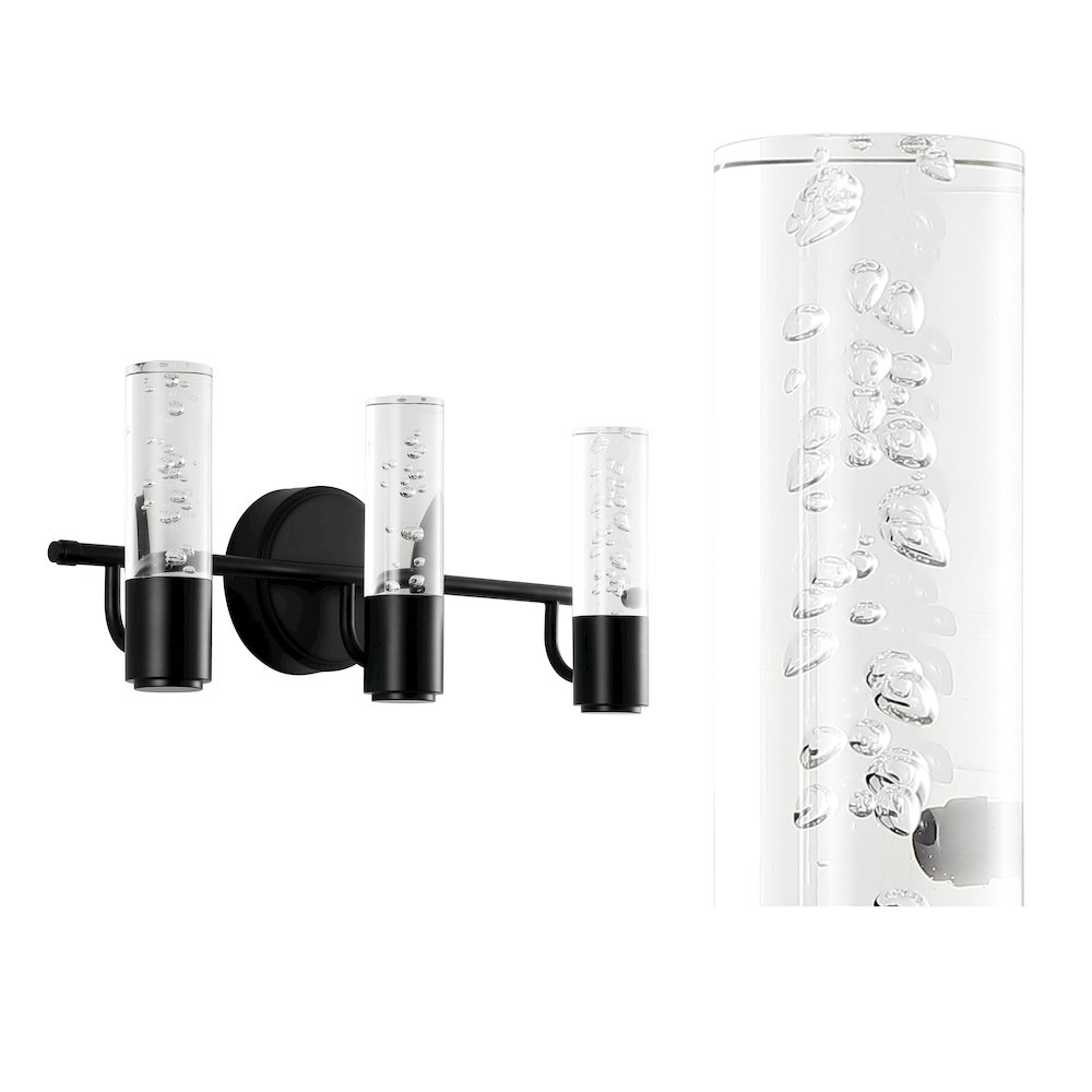 Bolha Minimalist Modern Bubble Acrylic/Iron Integrated Led Vanity Light. Picture 11