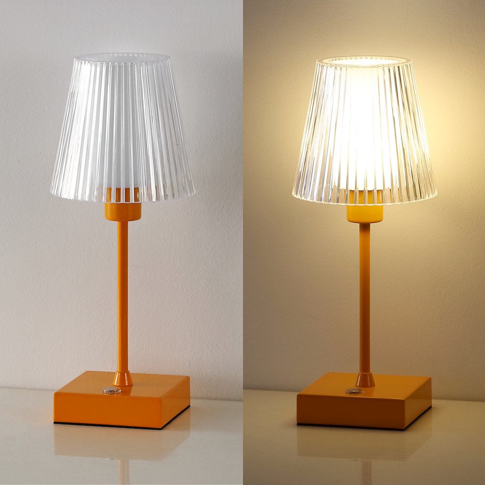 Modern Industrial Rechargeablecordless Iron/Acrylic Integrated Led Table Lamp. Picture 9