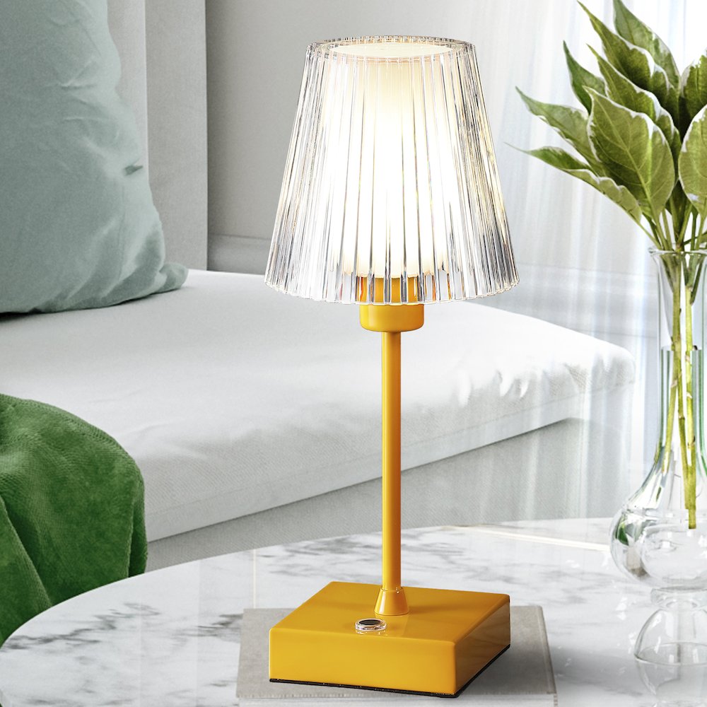 Modern Industrial Rechargeablecordless Iron/Acrylic Integrated Led Table Lamp. Picture 7