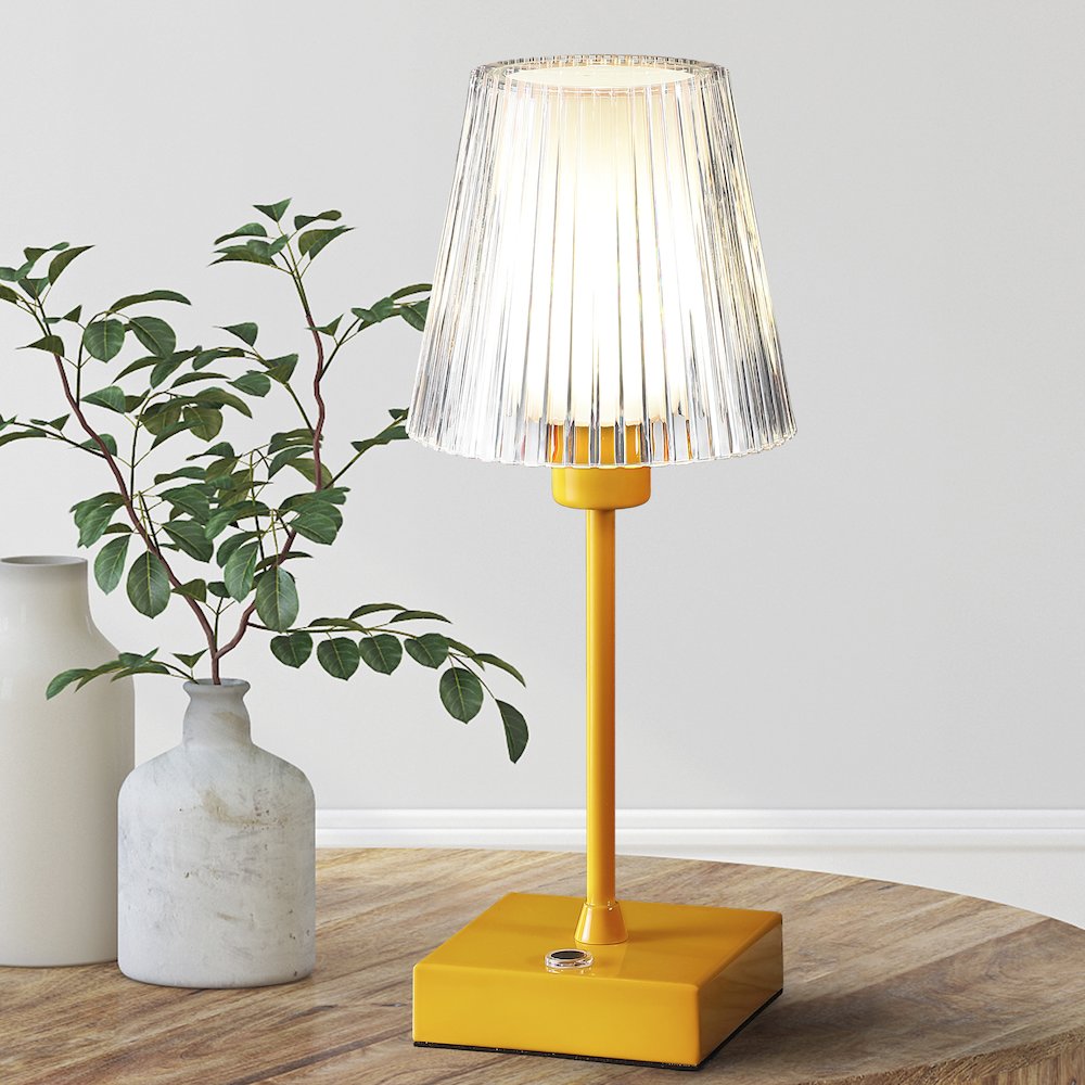 Modern Industrial Rechargeablecordless Iron/Acrylic Integrated Led Table Lamp. Picture 8