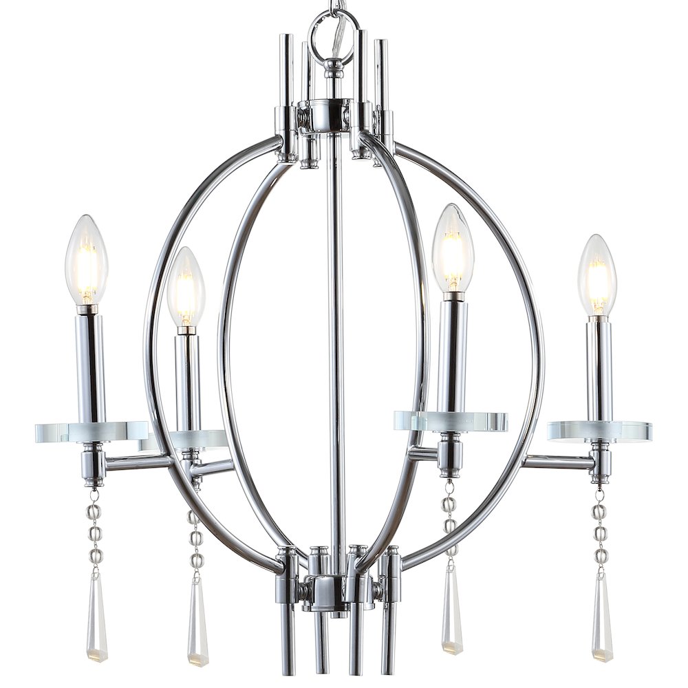 Laura Crystal/Metal Led Chandelier. Picture 5